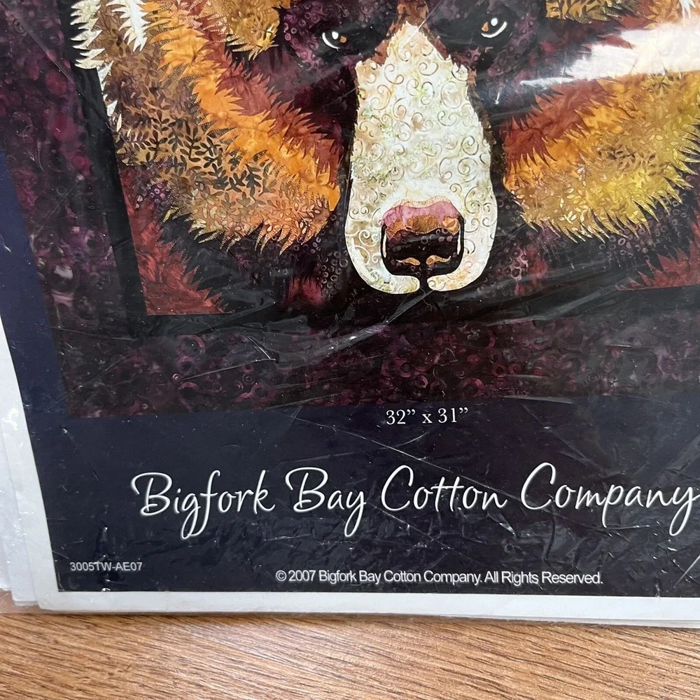 Toni Whitney Bigfork Bay‎ Cotton Company Autumn Eyes Quilt Pattern Applique Bear